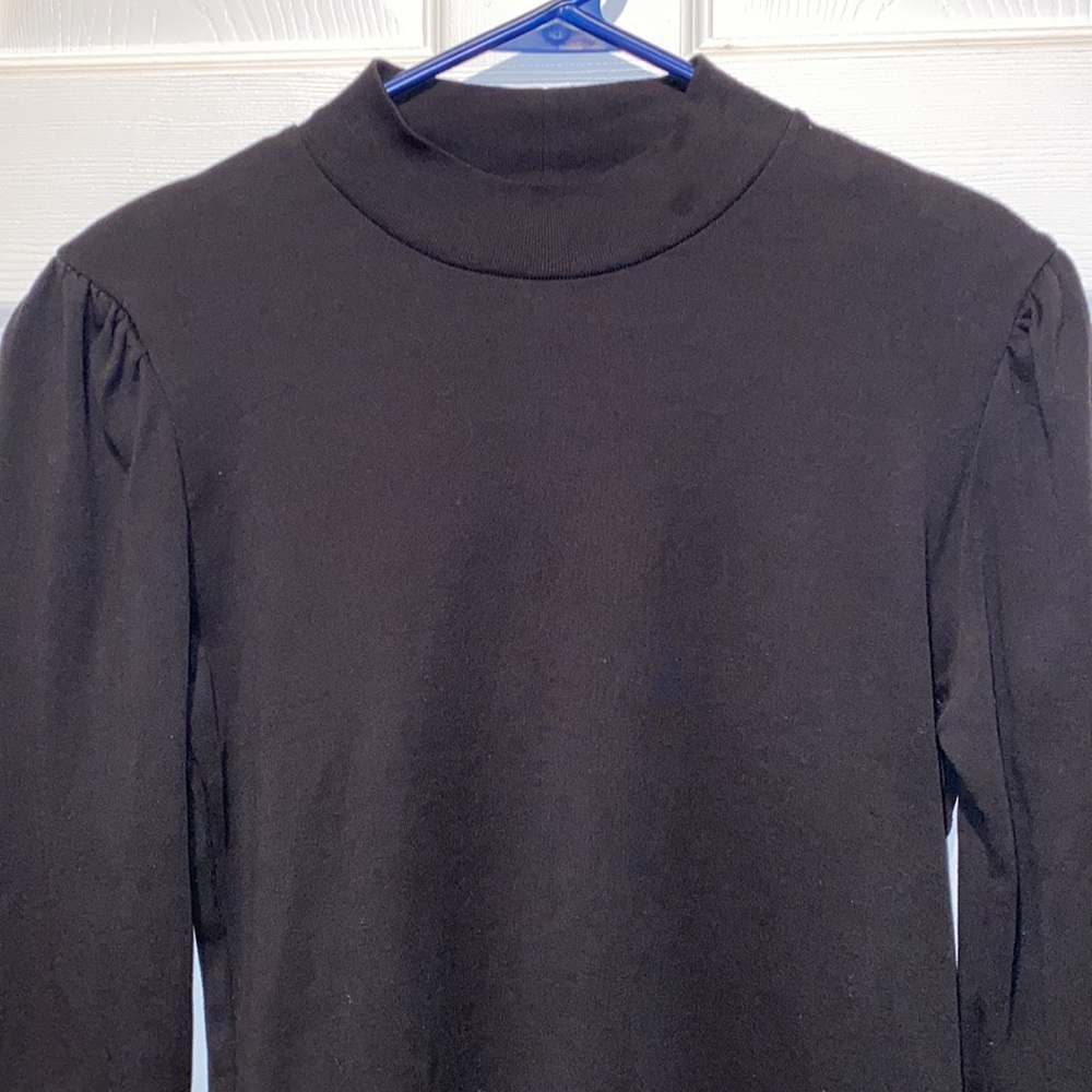 J.Crew Long Sleeve Top Black Size S